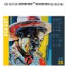 Illustre  pop art 2025 - 7 feuillets - xxl 480x480mm - reliure spirale - marquage quadri - page de garde repiquee