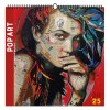 Illustre  pop art 2025 - 7 feuillets - xxl 480x480mm - reliure baguette - marquage quadri - page de garde repiquee