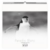 Illustre paradis blanc 2025 - 7 feuillets - xxl 480x580mm - reliure spirale - marquage quadri - page de garde repiquee