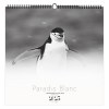 Illustre paradis blanc 2025 - 7 feuillets - xxl 480x580mm - reliure baguette - marquage quadri - page de garde repiquee