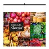 Illustre couleurs marche 2025 - 7 feuillets - xxl 480x480mm - reliure baguette - marquage quadri - page de garde repiquee