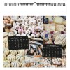 Illustre couleurs marche 2025 - 7 feuillets - xxl 480x480mm - reliure baguette - marquage quadri - page de garde repiquee