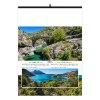 Illustre paysages de france 2025 - 7 feuillets - xxl 300x420 mm - reliure spirale - marquage quadri - page de garde repiquee