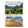 Illustre paysages de france 2025 - 7 feuillets - xxl 300x420 mm - reliure spirale - marquage quadri - page de garde repiquee
