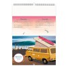 Illustre sur la route des vacances 2025 - 7 feuillets - xxl 330x490 mm - reliure spirale - marquage quadri - page de garde repiquee