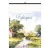 Illustre paysages 2025 - 7 feuillets - xxl 330x490 mm - reliure spirale - marquage quadri - page de garde repiquee