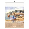 Illustre paysages 2025 - 7 feuillets - xxl 330x490 mm - reliure baguette - marquage quadri - page de garde repiquee