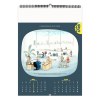 Illustre humour au travail 2025 - 7 feuillets - xxl 330x490 mm - reliure spirale - marquage quadri - page de garde repiquee