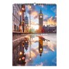 Illustre miroir du ciel 2025 - 7 feuillets - xxl 330x490 mm - reliure baguette - marquage quadri - page de garde repiquee