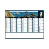 Scolaire liberte provence 2025 - standard cc rigide ecomatiere 550x405mm - pelliculage effacable - marquage quadri - 1 trou en tete