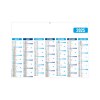 Gameco 2025 - bleu - mini leger souple - 270x208mm - marquage quadri - 1 trou en tete