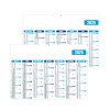 Gameco 2025 - bleu - mini leger souple - 270x208mm - marquage quadri - 1 trou en tete