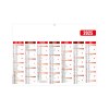 Gameco 2025 - rouge - mini leger souple - 270x208mm - marquage quadri - 1 trou en tete