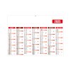 Gameco 2025 - rouge - mini leger souple - 270x208mm - marquage quadri - 1 trou en tete