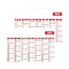 Gameco 2025 - rouge - mini leger souple - 270x208mm - marquage quadri - 1 trou en tete