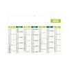 Gameco 2025 - vert - mini leger souple - 270x208mm - marquage quadri - 1 trou en tete