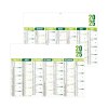 Florentin 2025 - vert - midi leger souple - 430x335mm - pelliculage effacable - marquage quadri - 1 trou en tete