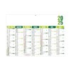 Florentin 2025 - vert - mini cc rigide ecomatiere - 270x208mm - pelliculage effacable - marquage 1 couleur - 1 trou en tete