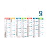 Arlequin 2025 - mini cc rigide ecomatiere - 270x208mm - pelliculage effacable - marquage quadri - 1 trou en tete