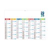 Arlequin 2025 - mini cc rigide ecomatiere - 270x208mm - pelliculage effacable - marquage quadri - 1 trou en tete