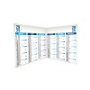 Origami carre bleu 2025 - standard cc rigide - 180x180mm ferme - marquage quadri