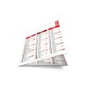 Origami carre rouge 2025 - standard leger souple - 180x180mm ferme - marquage quadri