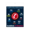 Marianne rouge 2025 - standard cc rigide ecomatiere - 405x550mm - verso france routiere - pelliculage effacable - marquage quadri - 1 trou en tete