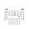 Maximilien 2025 - maxi cc rigide - 650x405mm - dos ecogestes - pelliculage effacable - marquage quadri - 2 oeillets cordon