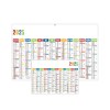 Casimir dimanches alignes 2025 - maxi cc rigide - 650x405mm - dos france europe - pelliculage effacable - marquage quadri - 2 oeillets cordon