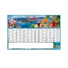 Paradisiaque 2025 - maxi cc rigide - 650x405mm - dos france routiere - pelliculage effacable - marquage quadri - 2 oeillets cordon