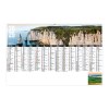 Libre choix normand 2025 - maxi cc rigide - 650x405mm - dos vins - pelliculage effacable - marquage quadri - 2 oeillets cordon