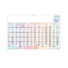 Scolaire pastel 2025 - maxi cc rigide - 650x405mm - dos ecogestes - pelliculage effacable - marquage quadri - 2 oeillets cordon