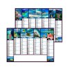 Jeanne 2025 - standard cc rigide 550x405mm - marquage quadri - 1 trou en tete