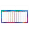 L effacable 2025 - medium leger souple - 445x285mm - dos hebdomadaire - pelliculage effacable - marquage quadri - 1 trou en tete