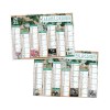 Bancaire creation 2025 - mini leger souple - 270x208mm - impression recto verso - 1 trou en tete