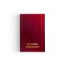Carnet de chantier 2025 - 90x140mm - couverture verte transfert a chaud - elastique de fermeture