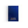 Carnet de chantier 2025 - 90x140mm - couverture verte transfert a chaud - elastique de fermeture