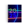 Voyage spirale creation 2025 - 165x240mm - couverture quadri recto verso - vernis brillant 1ere + 4eme - atlas 16p. - spirale blanche - perfo des angles - 16 pages personnalisees en debut d'agenda