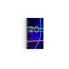 Voyage spirale creation 2025 - 165x240mm - couverture quadri recto verso - vernis brillant 1ere + 4eme - atlas 16p. - spirale blanche - perfo des angles - 16 pages personnalisees en debut d'agenda