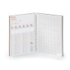 Agenda script book 2025 - 226x298 - spirale blanche - couverture pelliculage soft touch