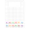 Blocs conferencier - maxi 210x297mm - pelliculage mat recto verso - bloc couleur recto seul - bloc ligne