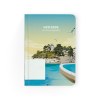 Notebook dos carre colle 2025 - mini 100x150mm - couverture pelliculee mat recto - bloc de 50 feuillets sans impression - coins droits