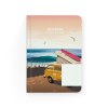 Notebook dos carre colle 2025 - mini 100x150mm - couverture pelliculee mat recto - bloc de 50 feuillets sans impression - coins droits