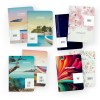 Notebook dos carre colle 2025 - mini 100x150mm - couverture pelliculee mat recto - bloc de 50 feuillets sans impression - coins droits