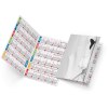 Tristan 2025 marquage quadri vernis brillant recto