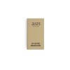 Mini kraft 2025 90x165mm transfert a chaud 16 pages personnalisees en debut d'agenda