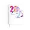 Semainier actuel 2025 - 210x270mm - transfert a chaud - 16 pages personnalisees en debut d'agenda
