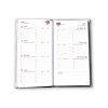 Mini actuel 2025 - 90x165mm - transfert a chaud - 16 pages personnalisees en debut d'agenda