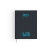 Voyage toile 2025 - 165x240mm - couverture cafe transfert a chaud 16 pages personnalisees en debut d'agenda