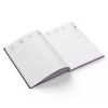 Voyage toile 2025 - 165x240mm - couverture cafe transfert a chaud 16 pages personnalisees en debut d'agenda